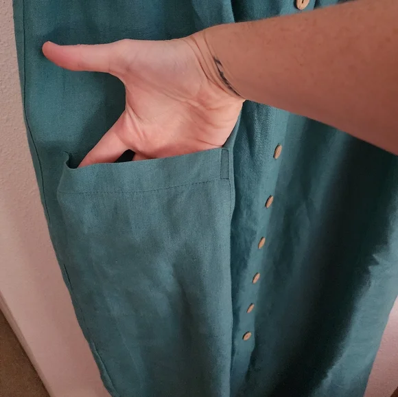 Kleine Schobbejak Maxi Dress in Teal - Picture 4 of 5